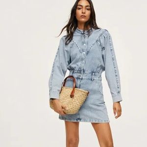 BRAND NEW. Mango denim dress. (Bag not included)
